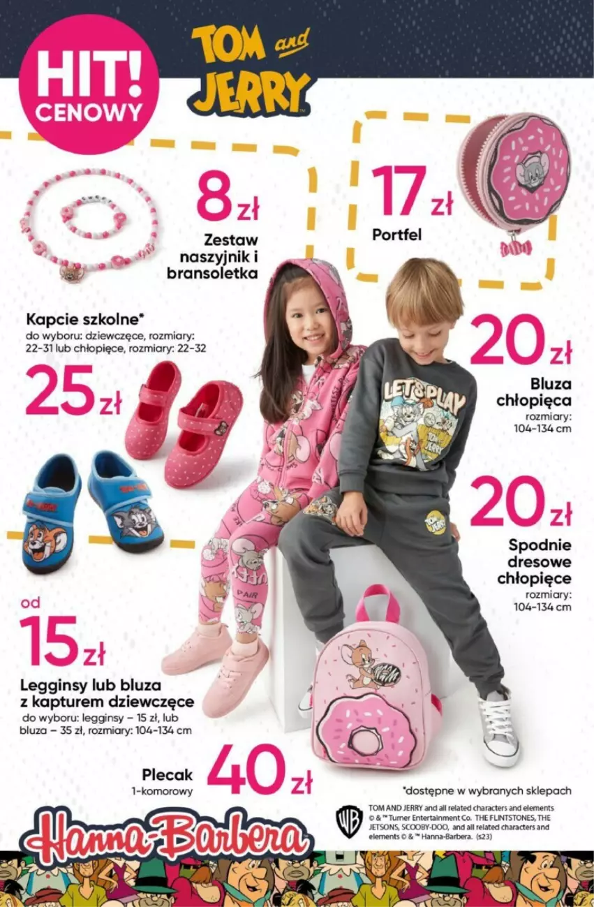 Gazetka promocyjna Pepco - ważna 04.01 do 10.01.2024 - strona 11 - produkty: Bluza, Bransoletka, Dres, Gin, Kapcie, Legginsy, Naszyjnik, Plecak, Spodnie, Spodnie dresowe