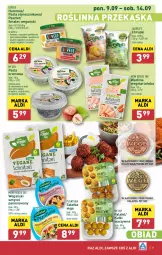 Gazetka promocyjna Aldi - Pełna oferta - Gazetka - ważna od 14.09 do 14.09.2024 - strona 11 - produkty: Sałatka, Hummus, Mus, Papryka, Czosnek, Pasztet, Chrupki, Sałat, Smalec, Wędlina, Olej, Kokos, Fa