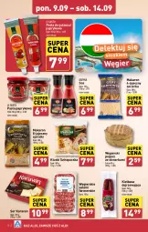 Gazetka promocyjna Aldi - Pełna oferta - Gazetka - ważna od 14.09 do 14.09.2024 - strona 16 - produkty: Makaron, Sos, Ser, Salami, Warka, Zacierka, Kiełbasa, Fa