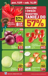 Gazetka promocyjna Aldi - Pełna oferta - Gazetka - ważna od 14.09 do 14.09.2024 - strona 2 - produkty: Cebula, Warzywa, Papryka, Buraki, Szpic, Pomidory