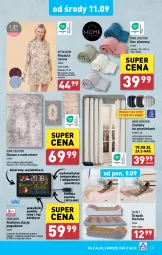 Gazetka promocyjna Aldi - Pełna oferta - Gazetka - ważna od 14.09 do 14.09.2024 - strona 27 - produkty: Koc, Stacja pogodowa, Koszula nocna, Kosz, Koszula, Drapak, Dywan, LG, Fa