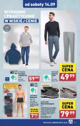 Gazetka promocyjna Aldi - Pełna oferta - Gazetka - ważna od 14.09 do 14.09.2024 - strona 31 - produkty: Ser, Por, Buty, Kardigan, Wełna, Spodnie, Bokserki, Fa