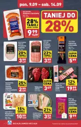 Gazetka promocyjna Aldi - Pełna oferta - Gazetka - ważna od 14.09 do 14.09.2024 - strona 6 - produkty: Kurczak, Polędwica, Sos, Mięsne specjały, Kawa, Golden Seafood, Szynka, Tarczyński, Polędwiczki z kurczaka, Pstrąg, Wołowina, Kabanos, Mintaj, Kiełbasa, Pstrąg łososiowy