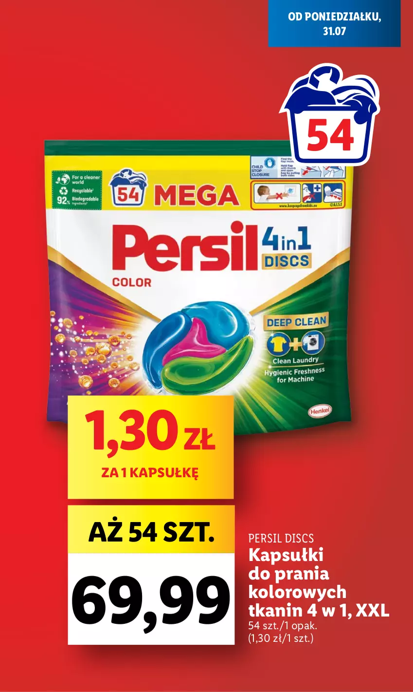 Gazetka promocyjna Lidl - GAZETKA - ważna 31.07 do 05.08.2023 - strona 13 - produkty: Kapsułki do prania, Persil