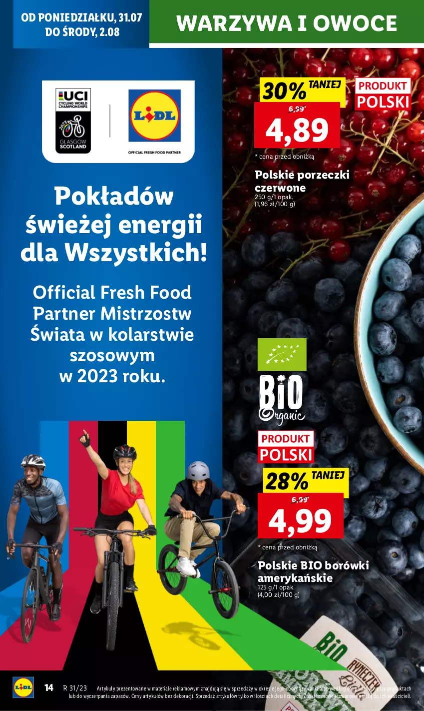 Gazetka promocyjna Lidl - GAZETKA - ważna 31.07 do 05.08.2023 - strona 24 - produkty: Owoce, Por, Porzeczki czerwone, Warzywa, Warzywa i owoce