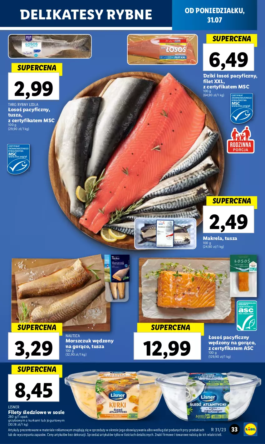 Gazetka promocyjna Lidl - GAZETKA - ważna 31.07 do 05.08.2023 - strona 43 - produkty: Jogurt, Lisner, Sos, Tusz