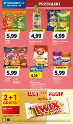 Gazetka promocyjna Lidl - GAZETKA - Gazetka - ważna od 05.08 do 05.08.2023 - strona 56 - produkty: Cheetos, Gra, Chipsy, Croissant, Twix, Wafle, 7 Days, Pizza, Crunchips, Mentos, Lorenz, Guma do żucia, Kakao