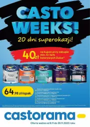 Gazetka promocyjna Castorama - Gazetka - ważna od 28.11 do 28.11.2023 - strona 1 - produkty: Rama, Kuchnia, Astor, Olej, Dulux, Fa