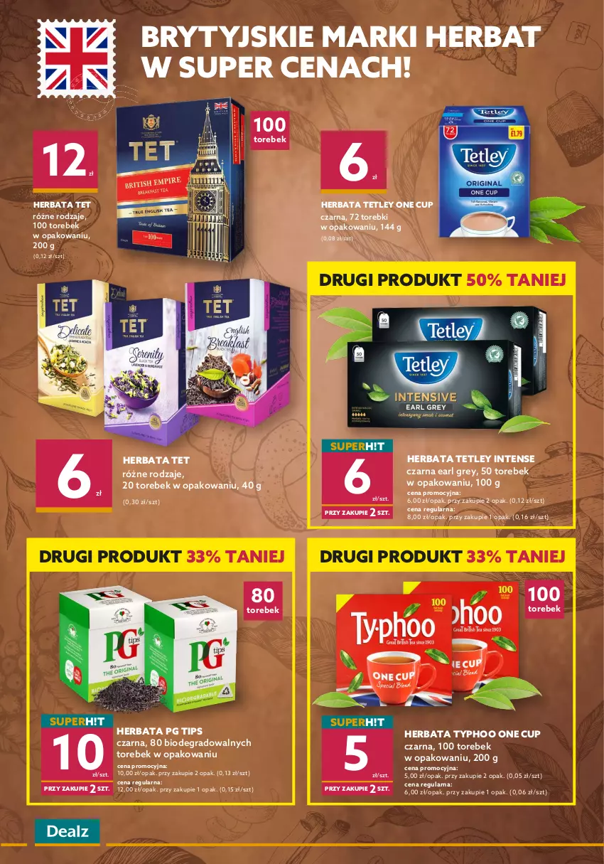 Gazetka promocyjna Dealz - Katalog kaw i herbat - ważna 03.02 do 17.02.2022 - strona 4 - produkty: Earl Grey, Gra, Herbata, Tetley