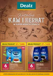 Gazetka promocyjna Dealz - Katalog kaw i herbat - Gazetka - ważna od 17.02 do 17.02.2022 - strona 1 - produkty: Marago, Kawa mielona, Kawa, Tetley, Herbata