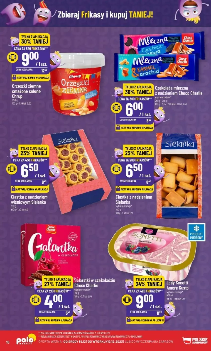 Gazetka promocyjna PoloMarket - ważna 06.12 do 12.12.2023 - strona 10 - produkty: Ciastka, Czekolada, Czekolada mleczna, Orzeszki, Orzeszki ziemne