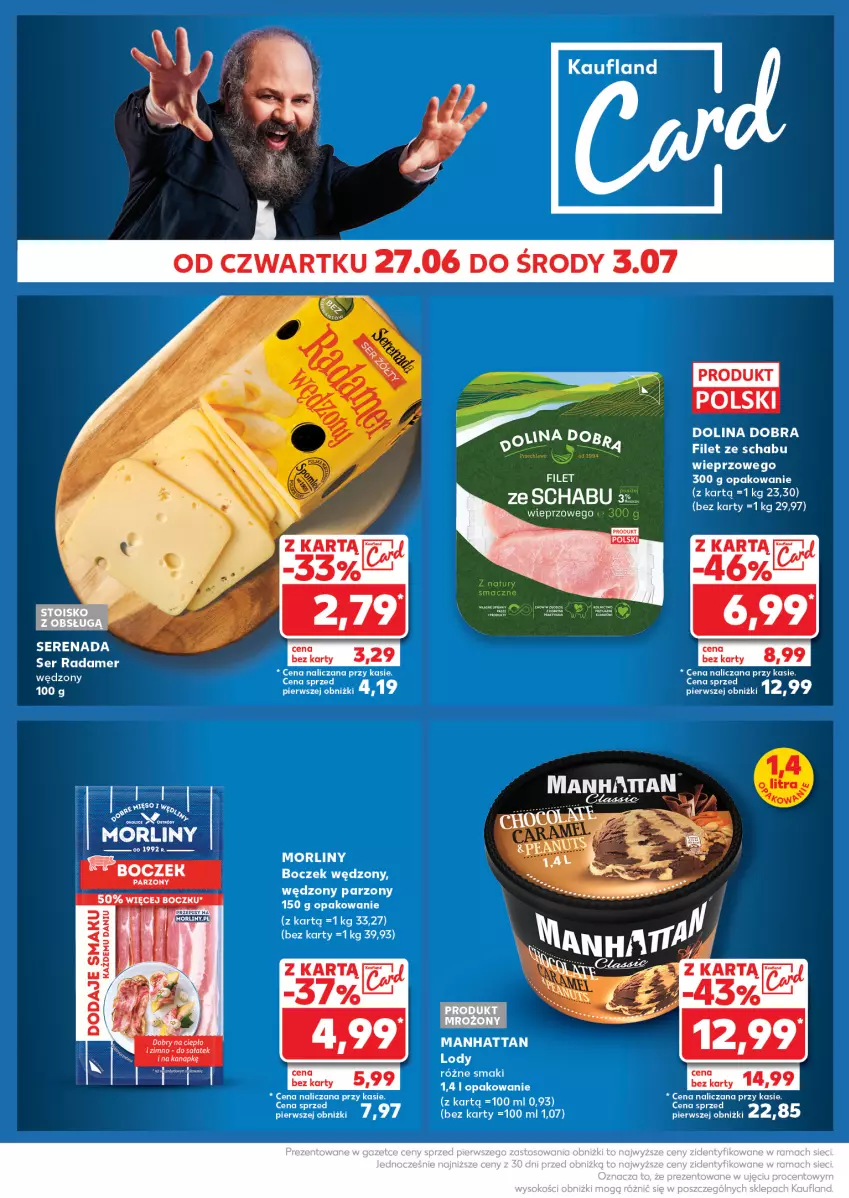 Gazetka promocyjna Kaufland - Kaufland - ważna 01.07 do 03.07.2024 - strona 26 - produkty: Lody, Morliny, Radamer, Sałat, Ser