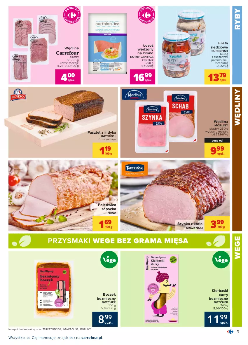 Gazetka promocyjna Carrefour - Gazetka Carrefour - ważna 26.07 do 07.08.2021 - strona 9 - produkty: Boczek, Gra, Kawa, Morliny, Pasztet, Pasztet z indyka, Polędwica, Przysmaki, Rama, Szynka, Tarczyński, Wałek, Wędlina