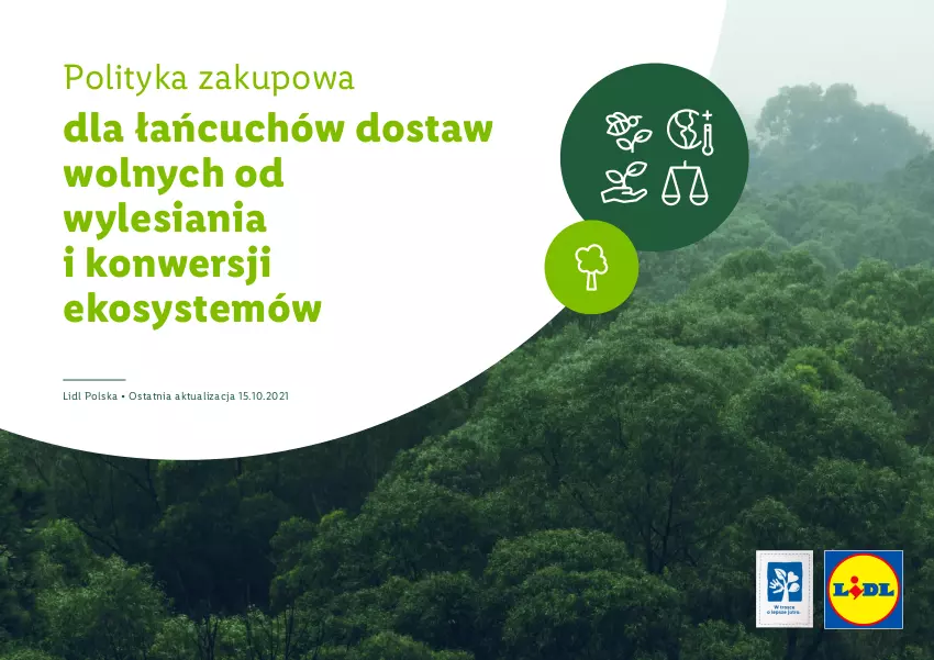 Gazetka promocyjna Lidl - Polityka zakupowa łańcuchów dostaw - ważna 15.10.2021 do 31.12.2030 - strona 1