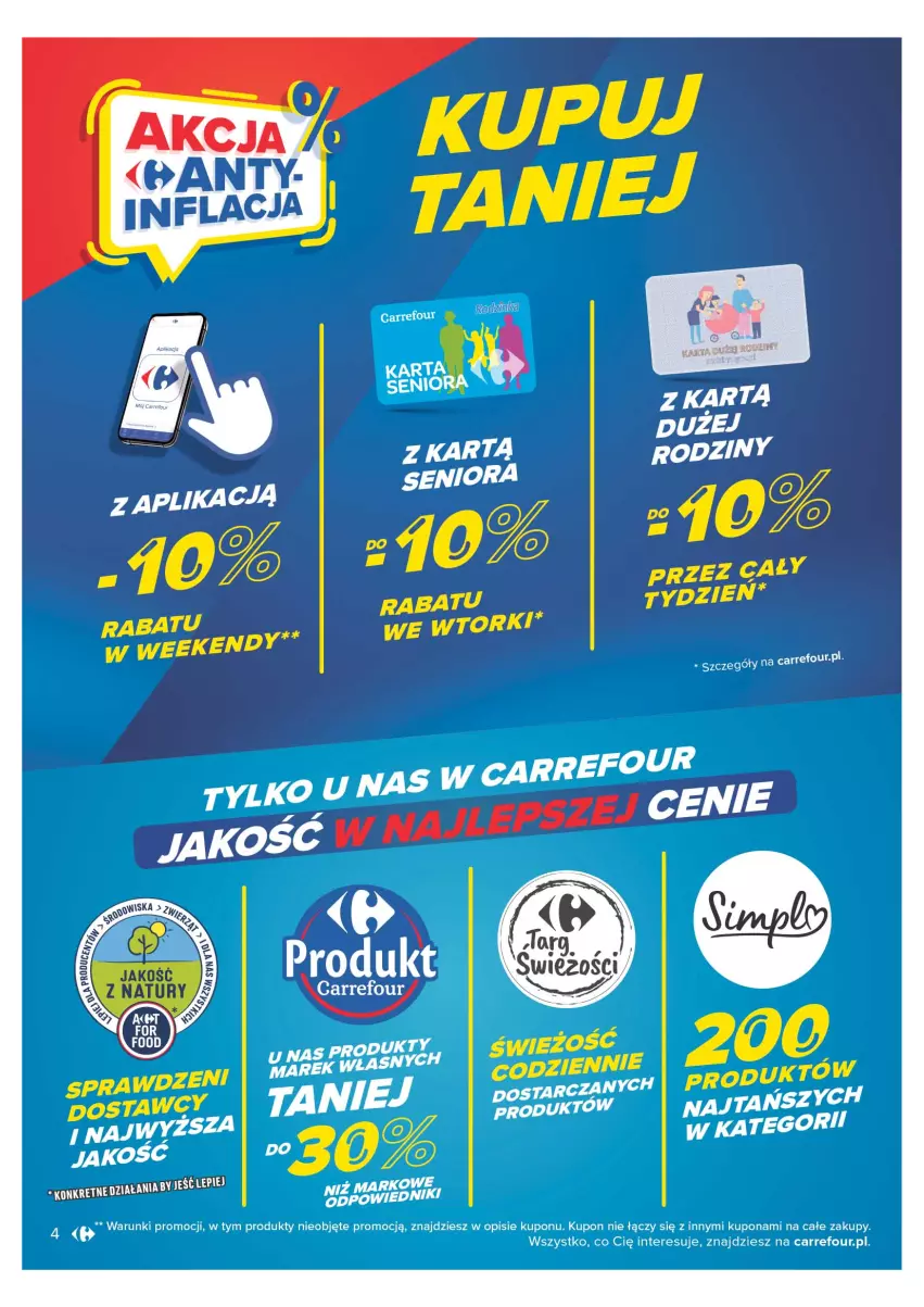 Gazetka promocyjna Carrefour - Gazetka Wielki wybór cenionych marek - ważna 30.05 do 10.06.2023 - strona 4