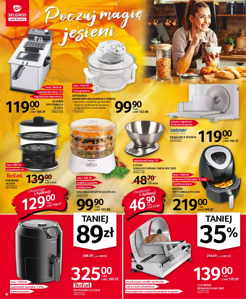 Gazetka promocyjna Selgros - Oferta przemysłowa - ważna 10.11 do 24.11.2021 - strona 4 - produkty: Gra, Grill, Halo, Kosz, Piec, Ser, Suszarka, Top, Waga