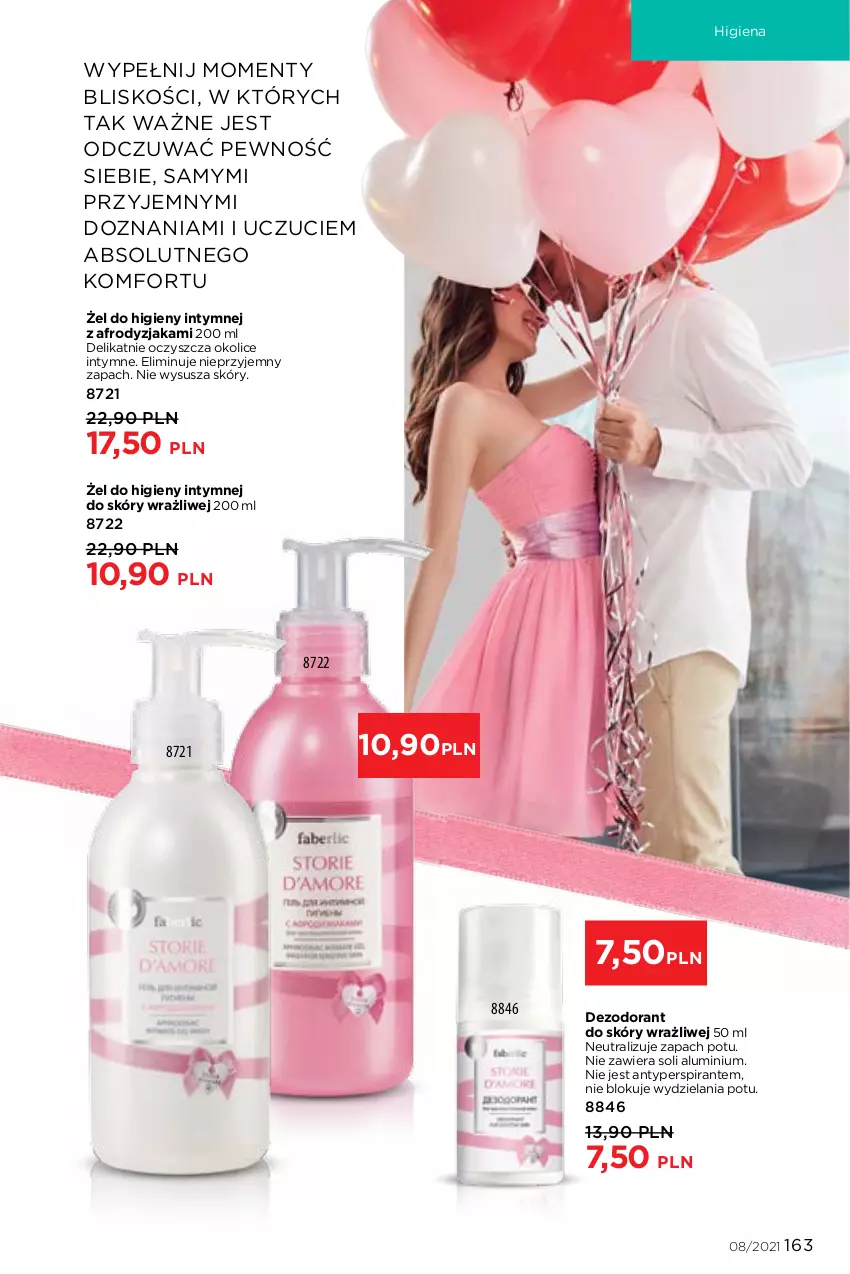 Gazetka promocyjna Faberlic - Gazetka - ważna 24.05 do 13.06.2021 - strona 163 - produkty: Absolut, Antyperspirant, Dezodorant