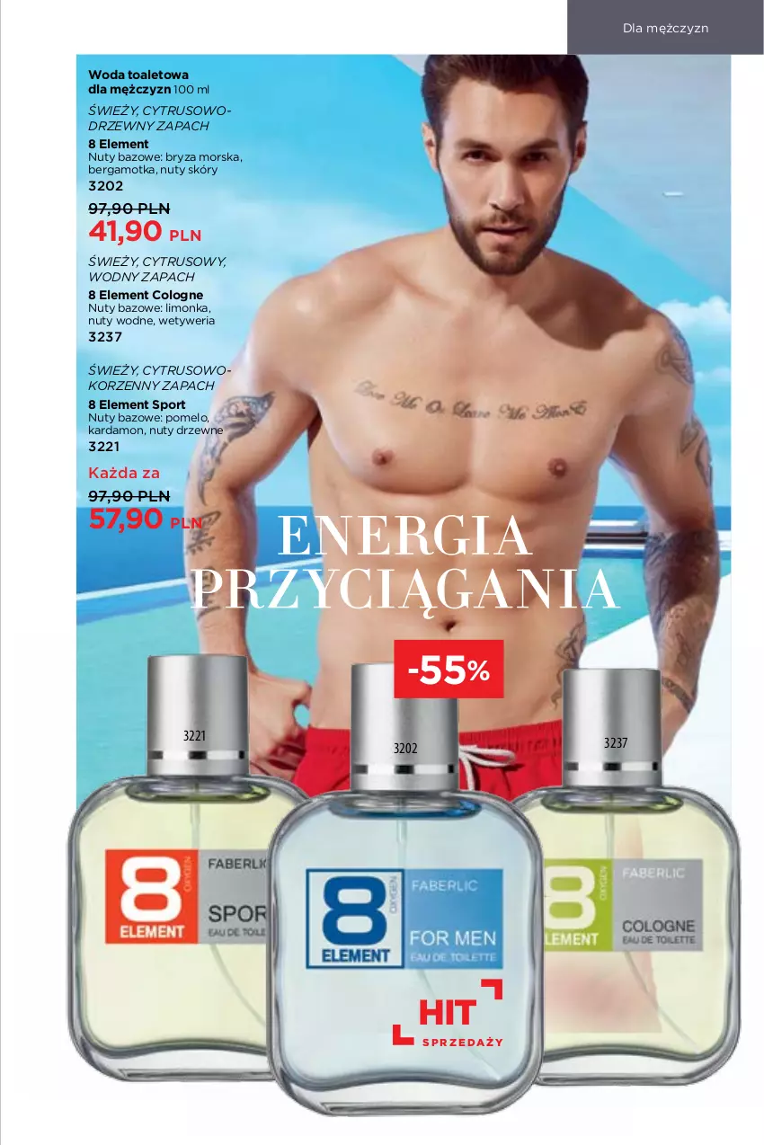 Gazetka promocyjna Faberlic - Gazetka - ważna 24.05 do 13.06.2021 - strona 81 - produkty: Bryza, Limonka, Nuty, Pomelo, Por, Sport, Woda, Woda toaletowa