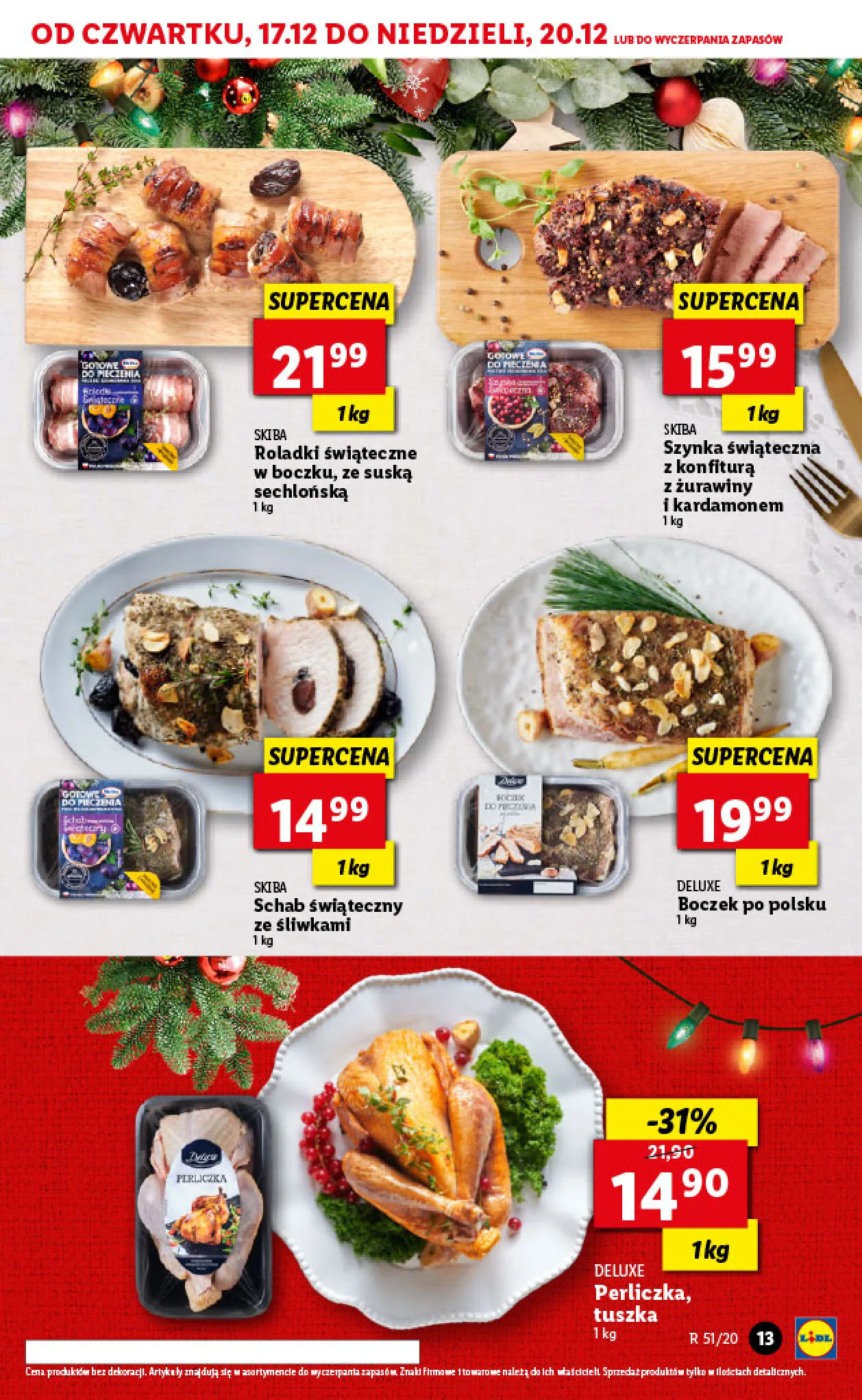 Gazetka promocyjna Lidl - Wigilia - ważna 17.12 do 20.12.2020 - strona 13