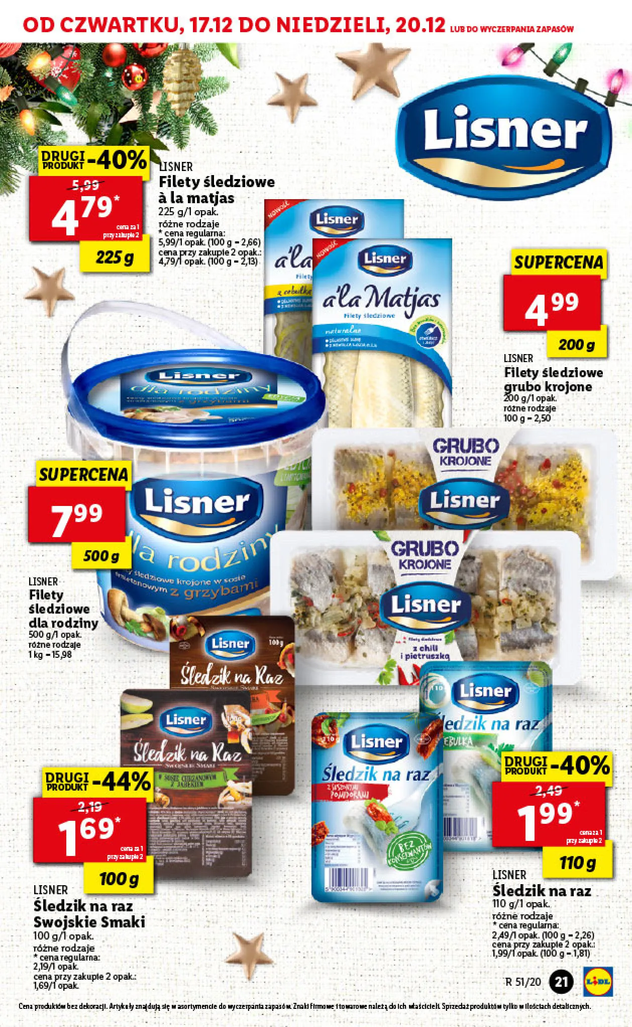 Gazetka promocyjna Lidl - Wigilia - ważna 17.12 do 20.12.2020 - strona 21