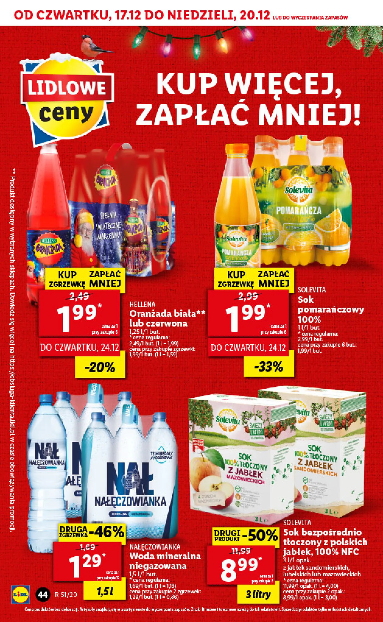 Gazetka promocyjna Lidl - Wigilia - ważna 17.12 do 20.12.2020 - strona 44