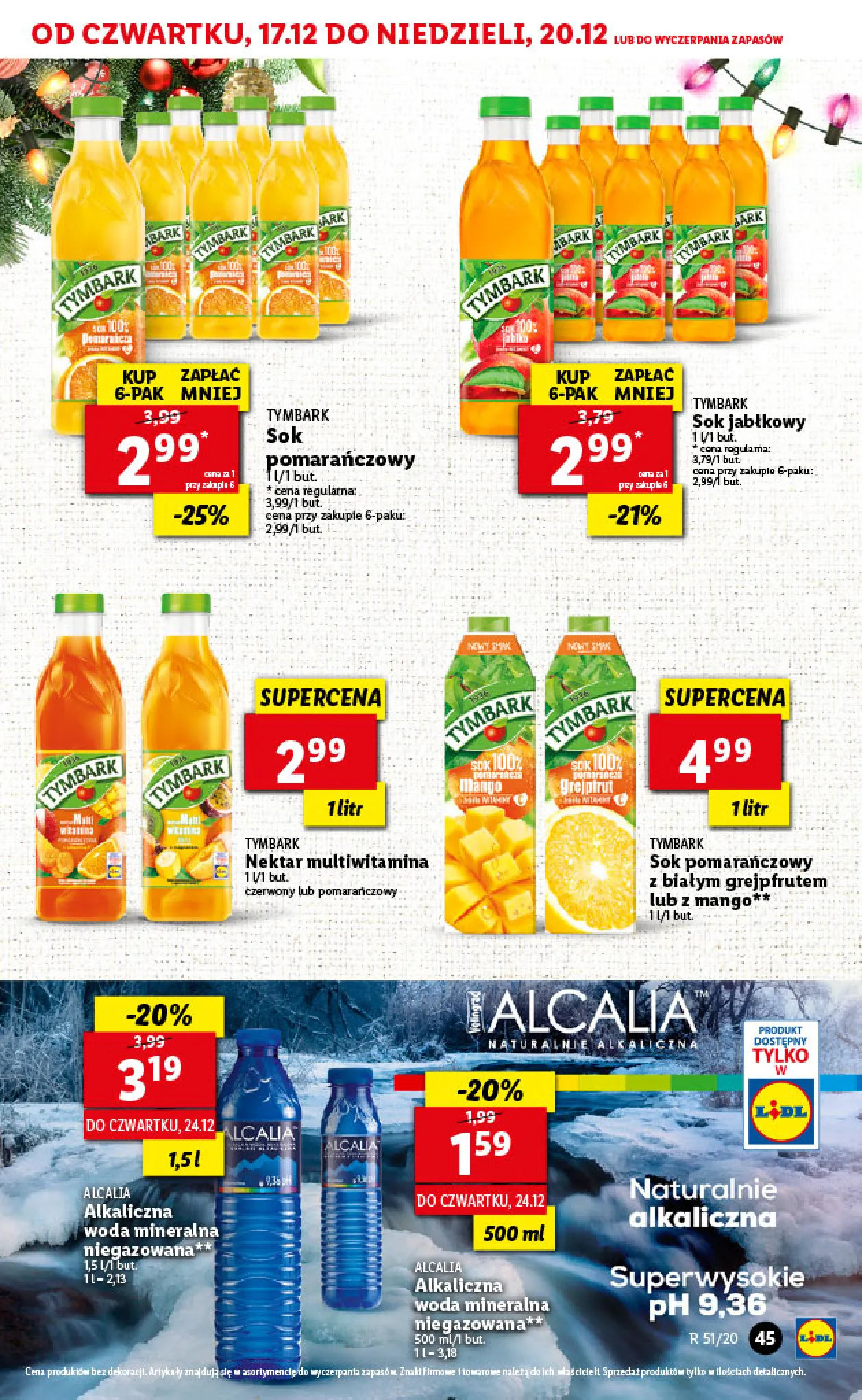 Gazetka promocyjna Lidl - Wigilia - ważna 17.12 do 20.12.2020 - strona 45