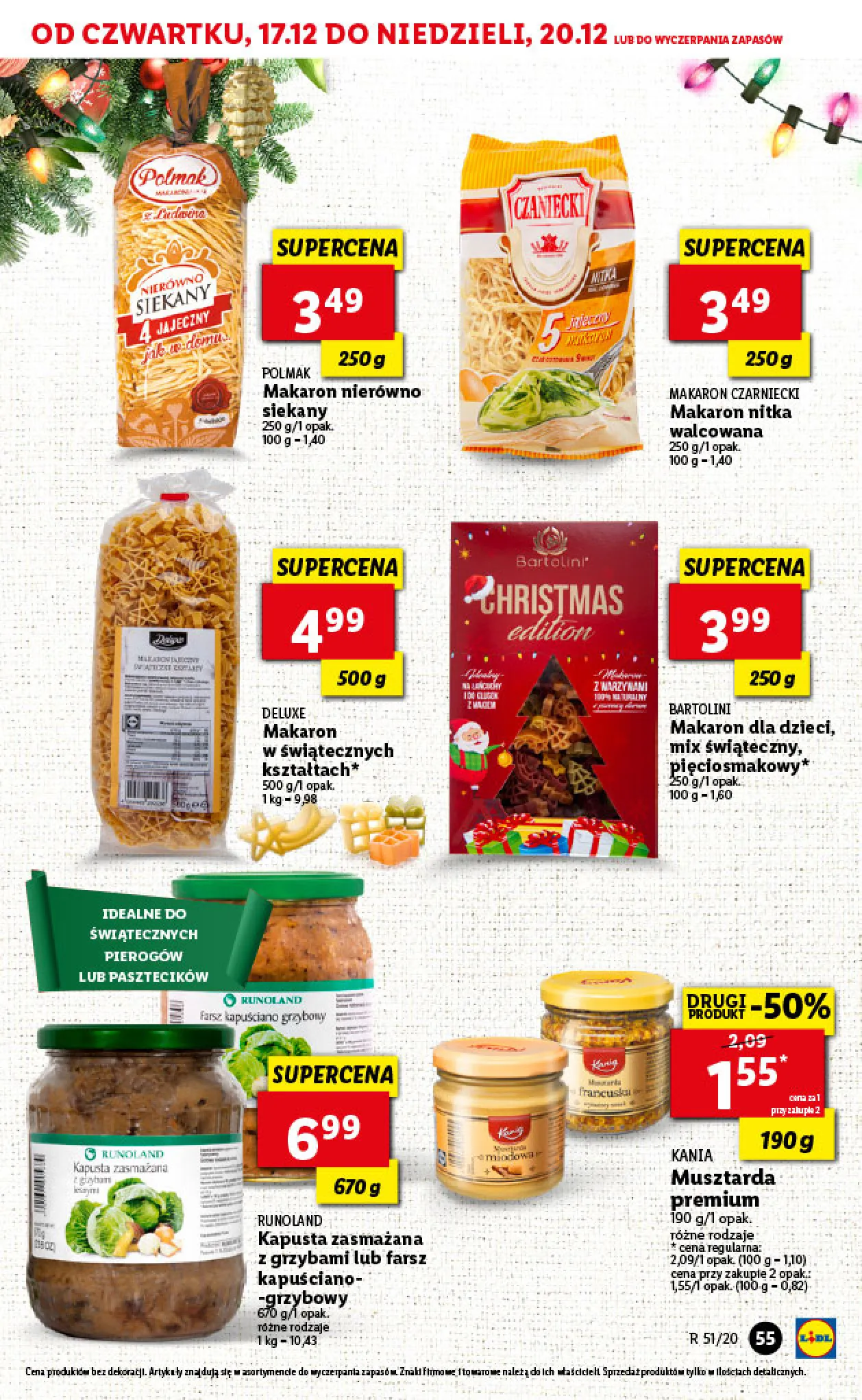 Gazetka promocyjna Lidl - Wigilia - ważna 17.12 do 20.12.2020 - strona 55