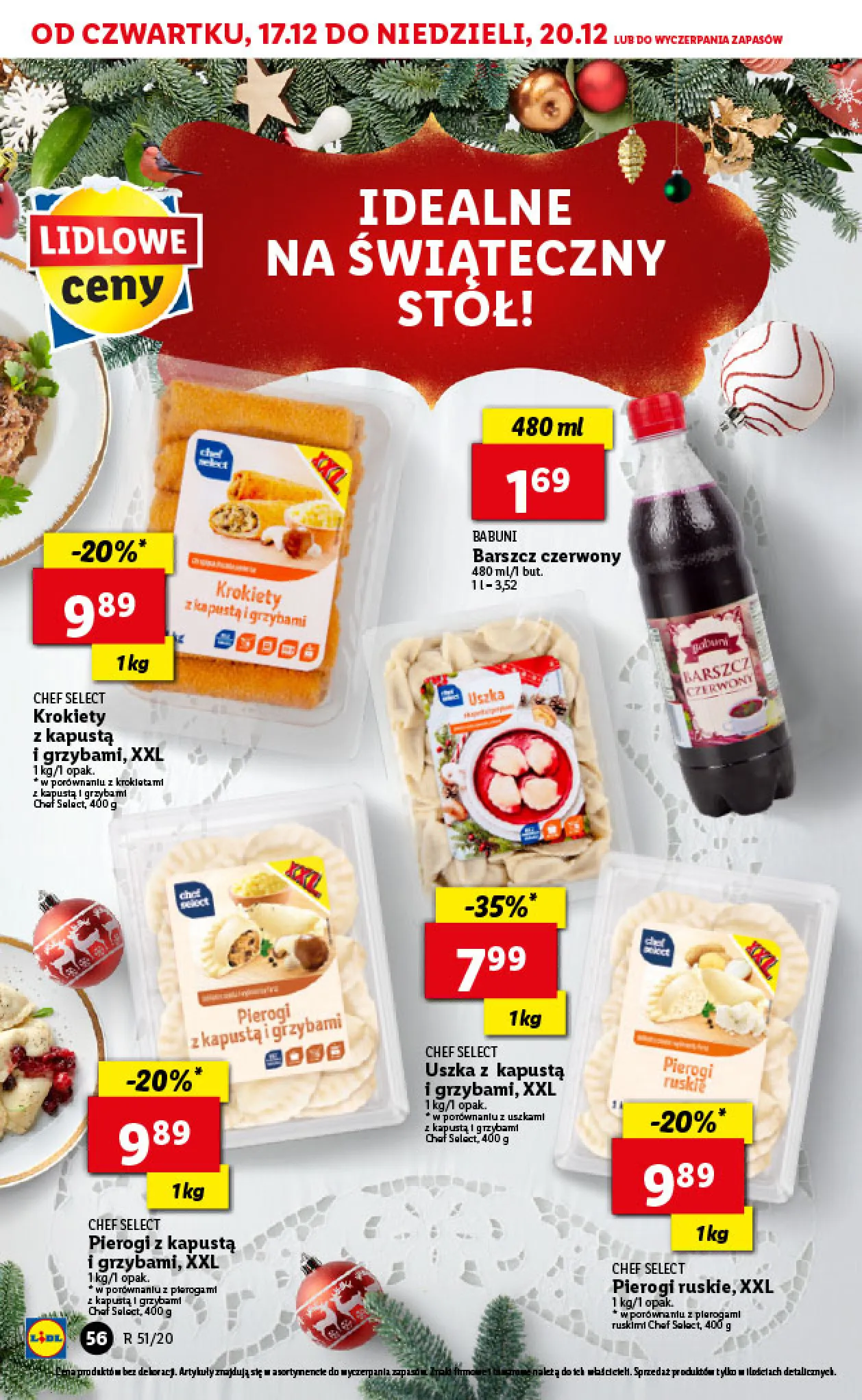 Gazetka promocyjna Lidl - Wigilia - ważna 17.12 do 20.12.2020 - strona 56