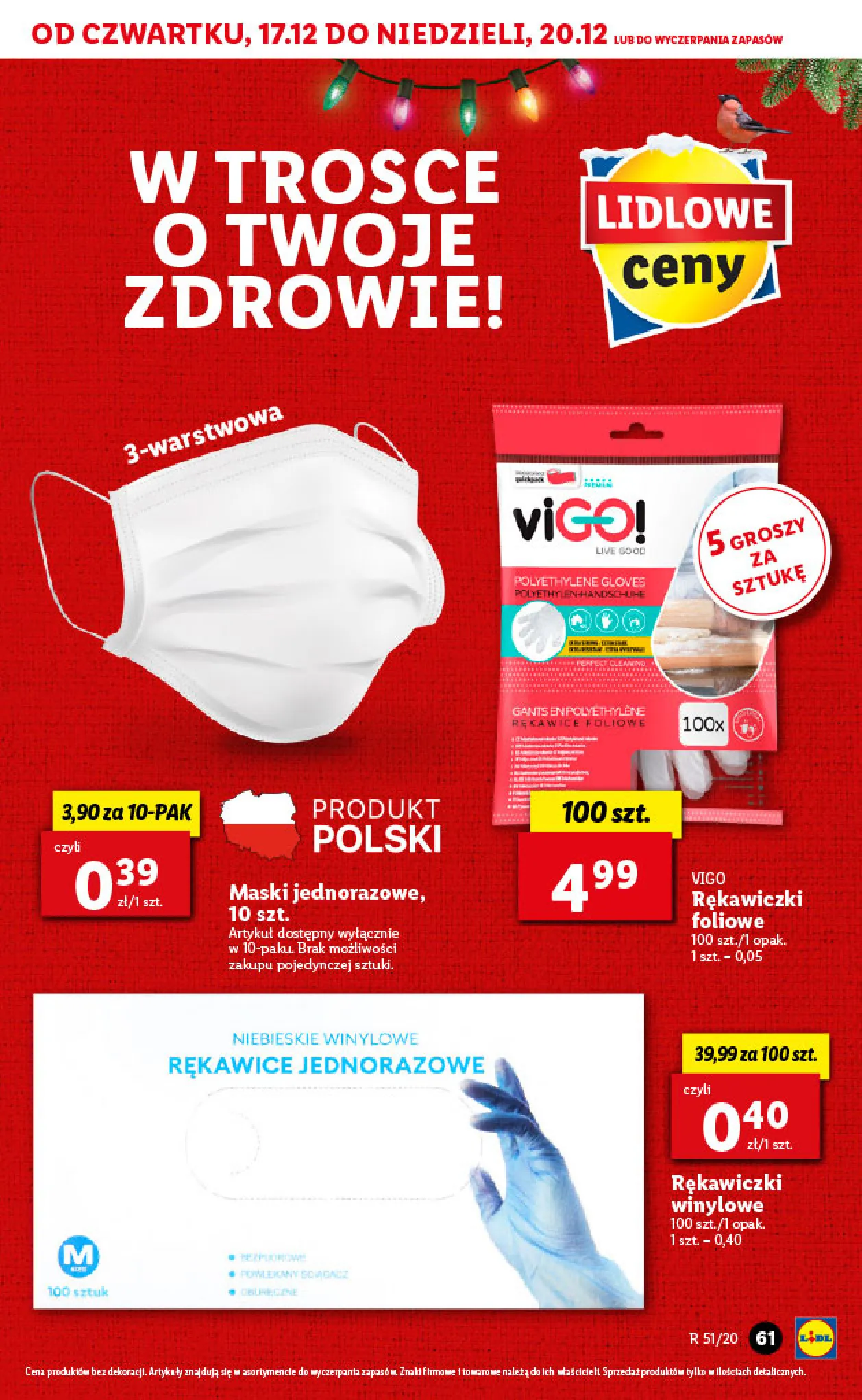 Gazetka promocyjna Lidl - Wigilia - ważna 17.12 do 20.12.2020 - strona 61