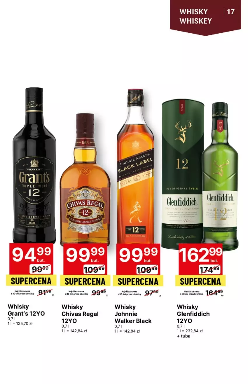 Gazetka promocyjna Delikatesy Centrum - DeliBarek DC12-DC13 - ważna 21.03 do 03.04.2024 - strona 17 - produkty: Gra, Grant's, Johnnie Walker, Lack, Whiskey, Whisky