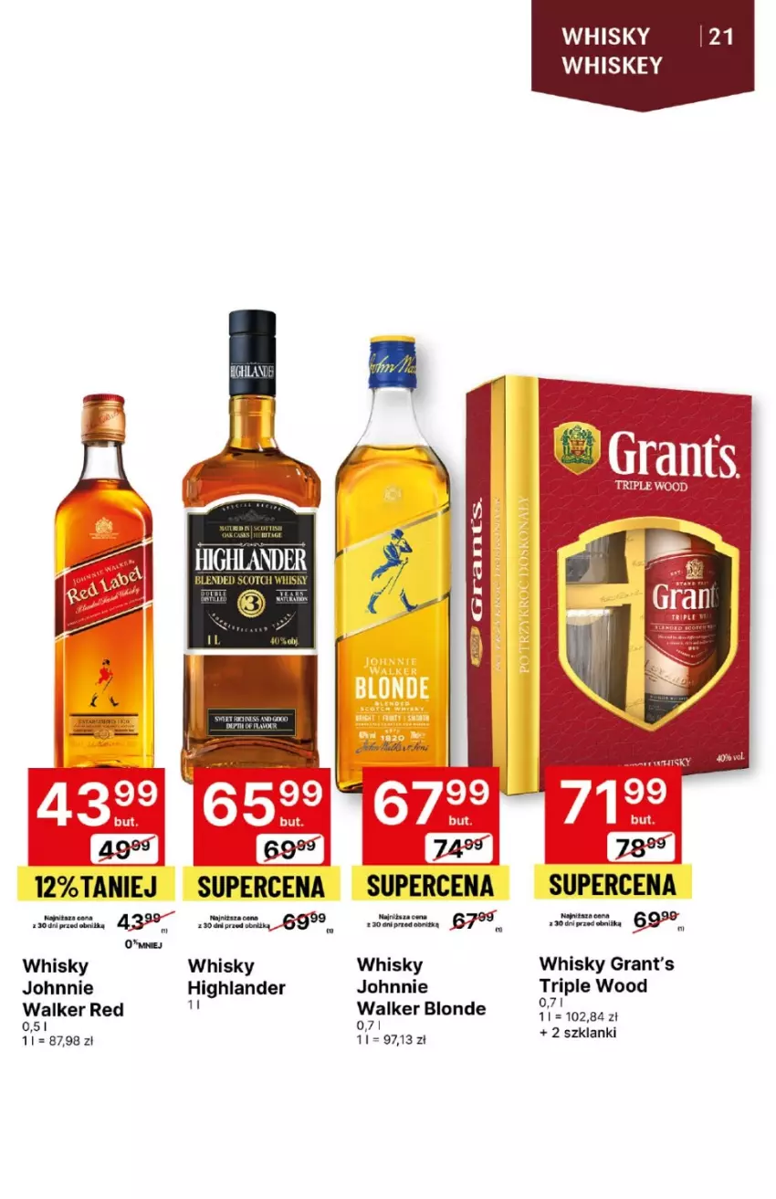 Gazetka promocyjna Delikatesy Centrum - DeliBarek DC12-DC13 - ważna 21.03 do 03.04.2024 - strona 21 - produkty: Gra, Grant's, Lanki, Whisky