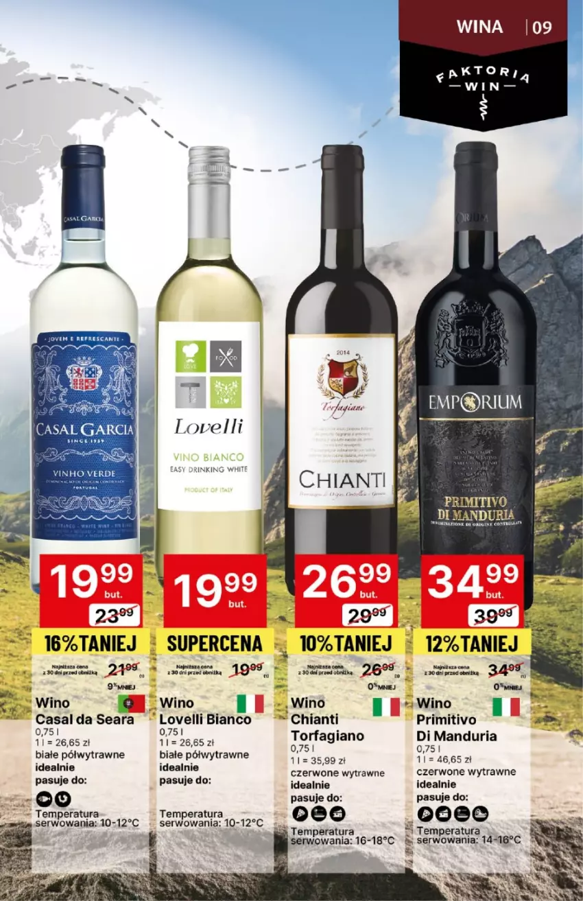 Gazetka promocyjna Delikatesy Centrum - DeliBarek DC12-DC13 - ważna 21.03 do 03.04.2024 - strona 9 - produkty: Chia, Chianti, Fa, Ser, Wino