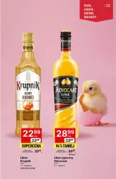 Gazetka promocyjna Delikatesy Centrum - DeliBarek DC12-DC13 - Gazetka - ważna od 03.04 do 03.04.2024 - strona 23 - produkty: Rum, Advocaat, Krupnik, Likier jajeczny, Brandy, Likier