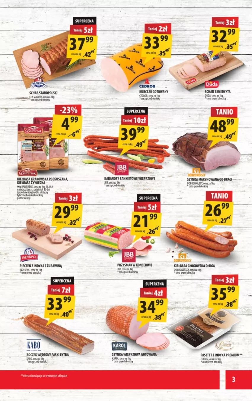 Gazetka promocyjna Arhelan - Gazetka - ważna 21.11 do 30.11.2025 - strona 3 - produkty: Boczek, HP, Kabanos, Kiełbasa, Kiełbasa głogowska, Kosz, Pasztet, Pasztet z indyka, Piec, Ser, Szynka, Szynka wieprzowa