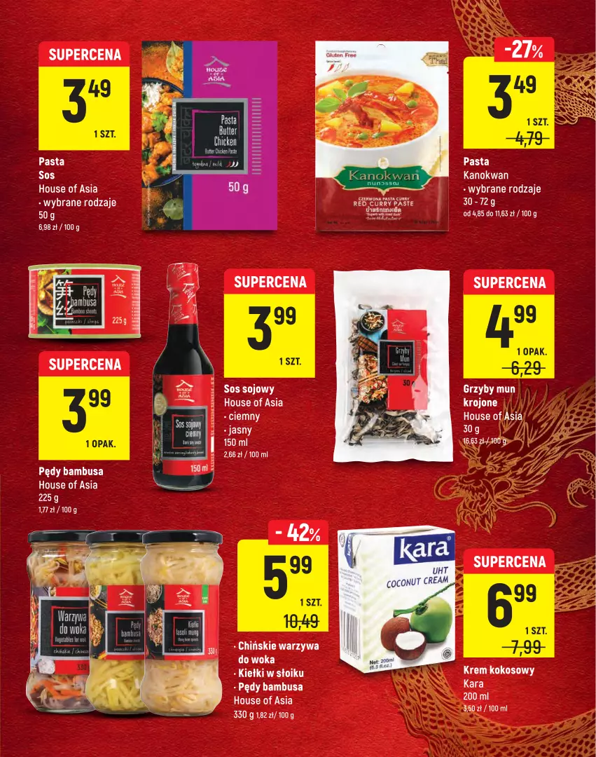 Gazetka promocyjna Intermarche - Warto - ważna 18.01 do 31.01.2022 - strona 11 - produkty: House of Asia, Moda, Pędy bambusa, Sos, Sos sojowy, Warzywa