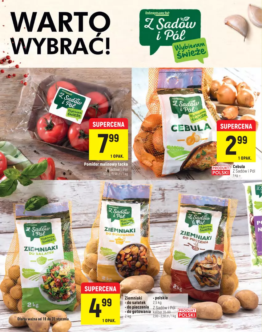 Gazetka promocyjna Intermarche - Warto - ważna 18.01 do 31.01.2022 - strona 4 - produkty: Piec, Sałat, Ziemniaki