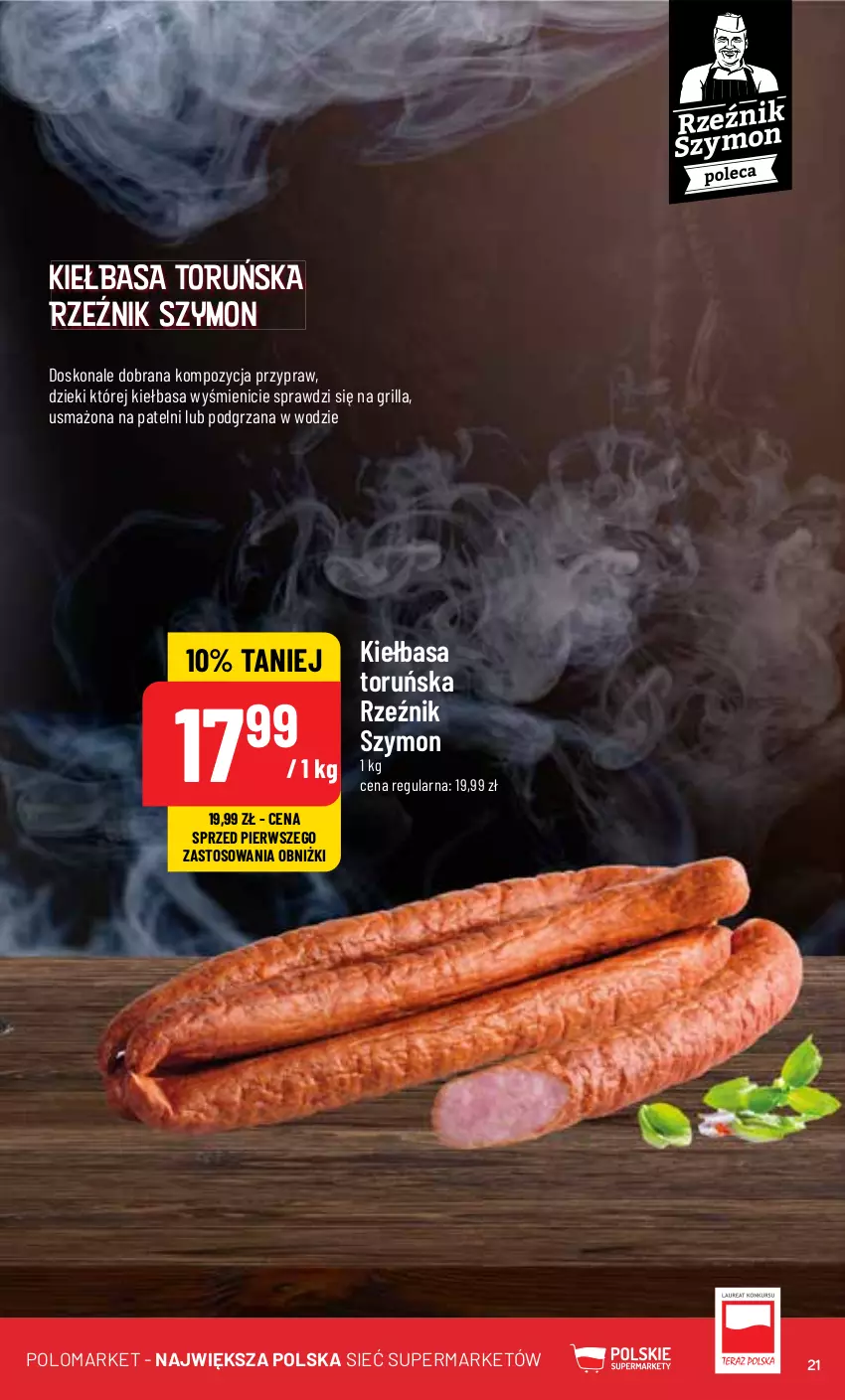 Gazetka promocyjna PoloMarket - Gazetka pomocyjna - ważna 10.07 do 16.07.2024 - strona 21 - produkty: Grill, Kiełbasa