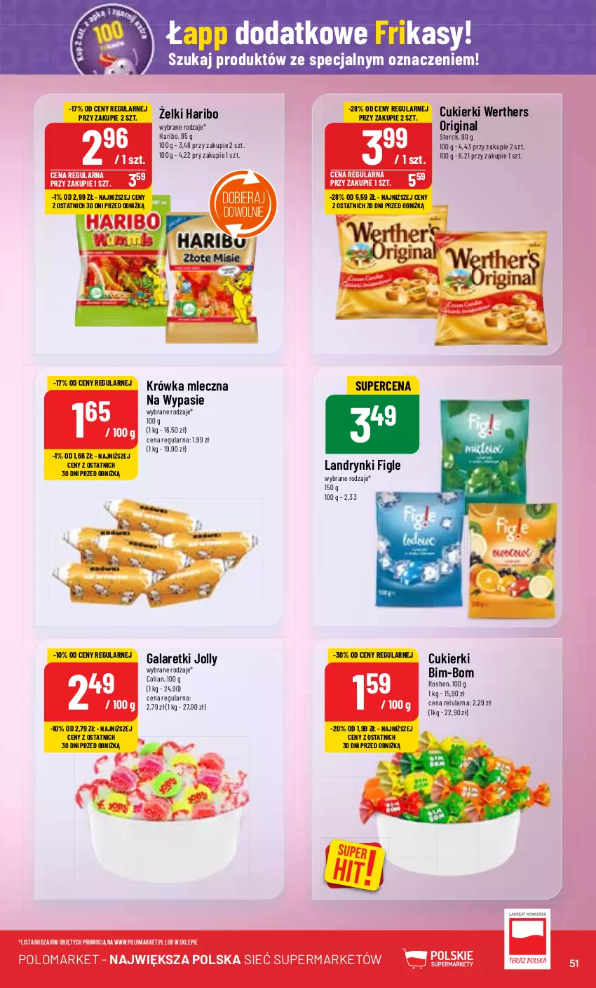 Gazetka promocyjna PoloMarket - Gazetka pomocyjna - ważna 10.07 do 16.07.2024 - strona 51 - produkty: Cukier, Cukierki, Gala, Galaretki, Gin, Haribo