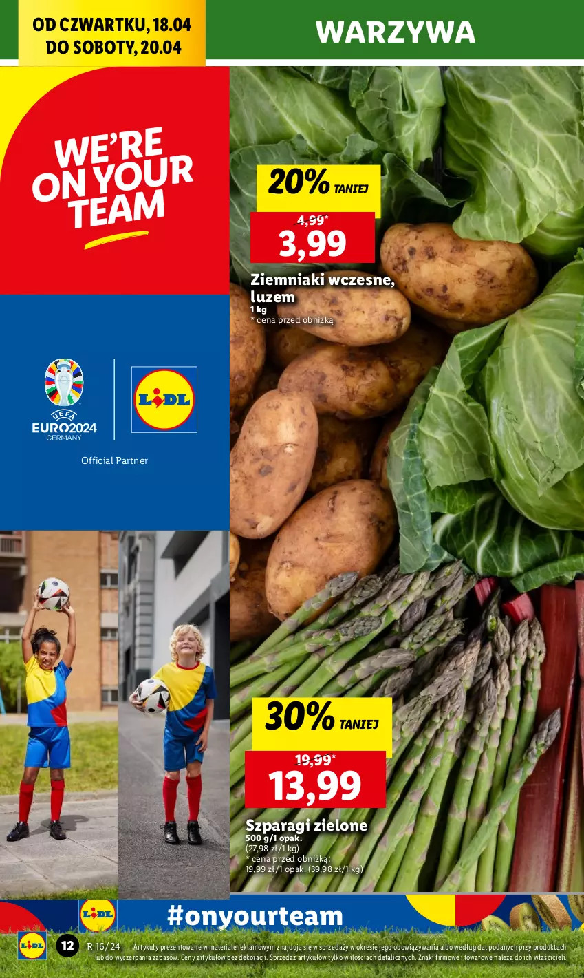 Gazetka promocyjna Lidl - GAZETKA - ważna 18.04 do 20.04.2024 - strona 16 - produkty: Warzywa, Ziemniaki