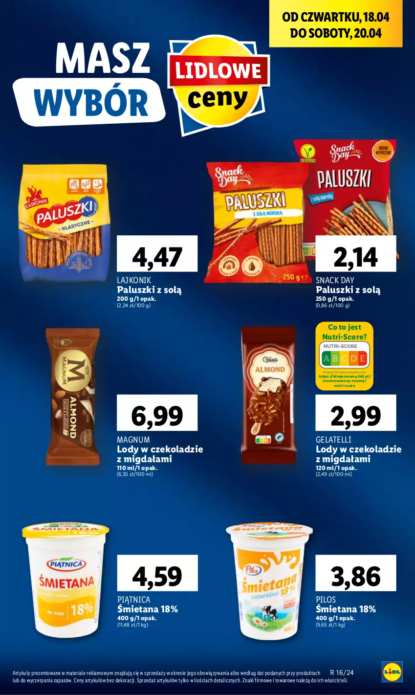 Gazetka promocyjna Lidl - GAZETKA - ważna 18.04 do 20.04.2024 - strona 37 - produkty: Lajkonik, Lody, Piątnica, Pilos, Wazon