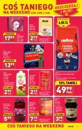 Gazetka promocyjna Aldi - Pełen katalog - Gazetka - ważna od 06.05 do 06.05.2023 - strona 17 - produkty: Earl Grey, Warzywa, Sok, Gra, Kawa ziarnista, Kawa mielona, Kawa, Dżem, Brzoskwinie, Lavazza, Cappuccino, Gimoka, Herbata, Fa