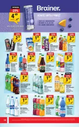 Gazetka promocyjna Arhelan - Gazetka - Gazetka - ważna od 17.05 do 17.05.2026 - strona 14 - produkty: Por, Mus, Gin, 7up, Clin, Mirinda, Pepsi, Schweppes, Tymbark, Szyna, Oshee, Napój niegazowany, Woda, Mango, Napój, Hortex, Fa