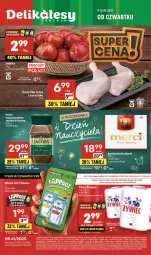 Gazetka promocyjna Delikatesy Centrum - Franczyza DC41 Czwartek - Gazetka - ważna od 15.10 do 15.10.2025 - strona 1 - produkty: Piwa, Piec, Kurczak, Rum, Koc, Gra, Rama, Tran, Dron, Jacobs, Olej, Orka, Merci, Jabłka, Mleko