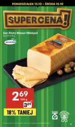Gazetka promocyjna Delikatesy Centrum - Franczyza DC41 Czwartek - Gazetka - ważna od 15.10 do 15.10.2025 - strona 20 - produkty: Ser, Złoty Mazur