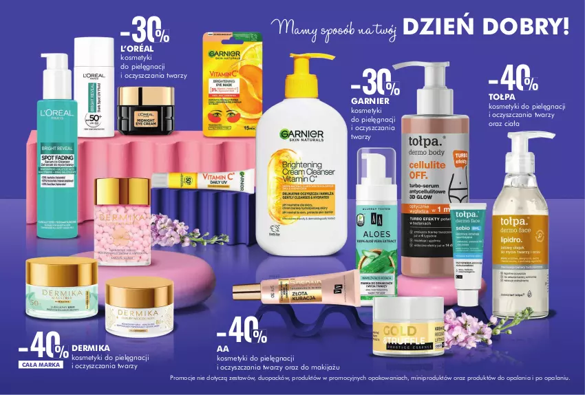 Gazetka promocyjna Super Pharm - Gazetka - ważna 13.06 do 04.07.2024 - strona 7 - produkty: Dermika, Garnier, Kosmetyki do pielęgnacji, L’Oréal, Makijaż, Tołpa