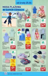 Gazetka promocyjna Aldi - Artykuły przemysłowe i tekstylia - Gazetka - ważna od 28.06 do 28.06.2025 - strona 4 - produkty: Szorty, Kosz, Czapka, Koszulka, Strój kąpielowy, Kombinezon, Moda, Clogsy, Dzieci, Ponczo