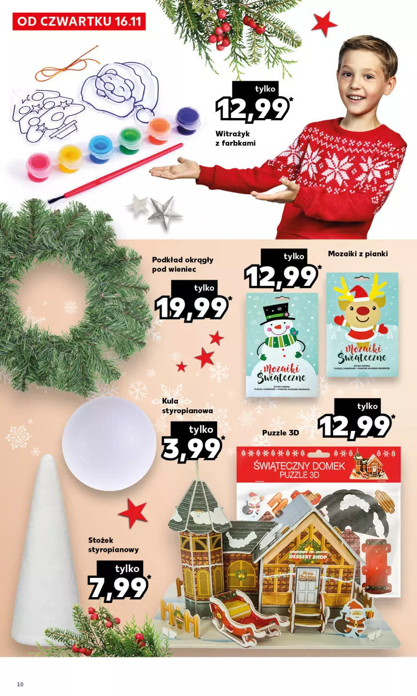 Gazetka promocyjna Kaufland - Kaufland - ważna 16.11 do 23.12.2023 - strona 10 - produkty: Fa, Podkład, Puzzle, Wieniec