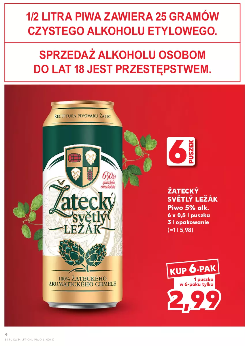 Gazetka promocyjna Kaufland - Gazetka tygodnia - ważna 22.08 do 28.08.2024 - strona 4 - produkty: Gra, Piwa, Piwo