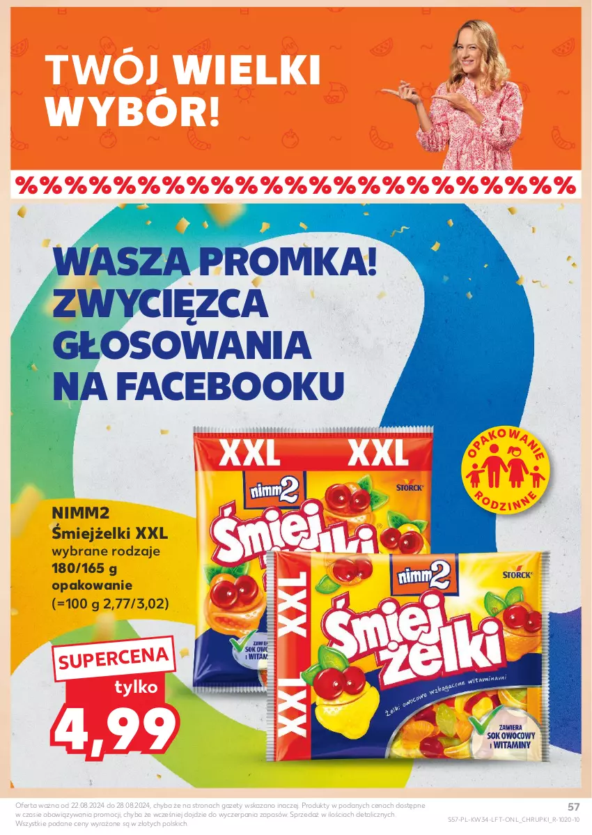 Gazetka promocyjna Kaufland - Gazetka tygodnia - ważna 22.08 do 28.08.2024 - strona 57 - produkty: Chrupki, Fa, Nimm2