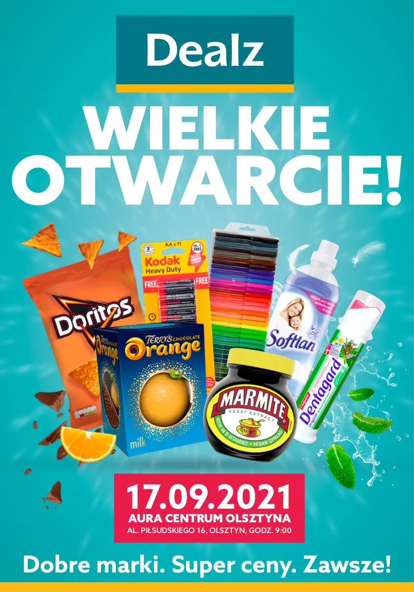 Gazetka promocyjna Dealz - Gazetka na otwarcie - Olsztyn - ważna 17.09 do 01.10.2021 - strona 1 - produkty: Rum